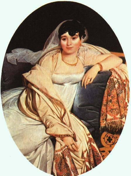 Jean Auguste Dominique Ingres Madame Riviere Sweden oil painting art